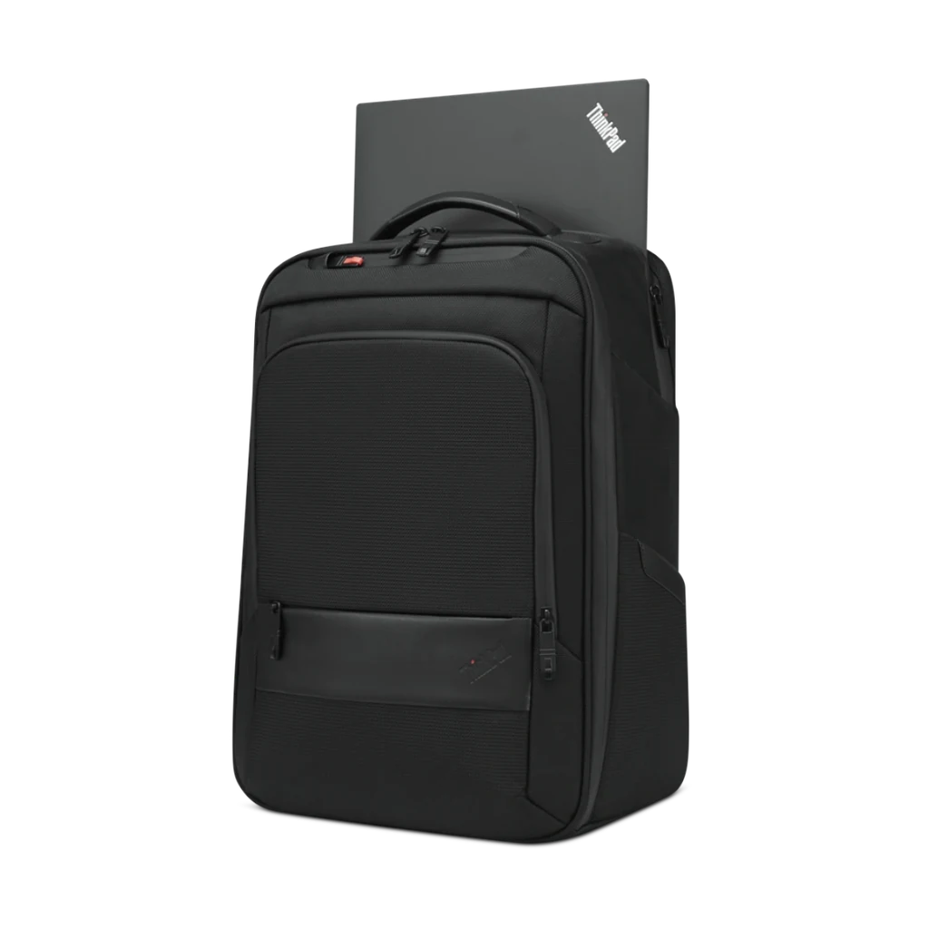 ThinkPad Professional 16-inch Backpack Gen 2-10 Sac à dos Lenovo ThinkPad 16 pouces vue de face avec laptop