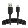 o9nkz3.webp Belkin BoostCharge USB-A vers USB-C 3m Noir 25000 Flexions — YouShop DZ