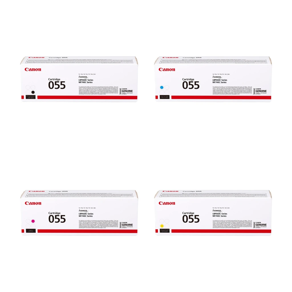 ta96oh.webp Pack Canon Original Toner 055 — MF742/744Cdw / MF746Cx (BK 2.7K / CMY 2.1K) — YouShop DZ