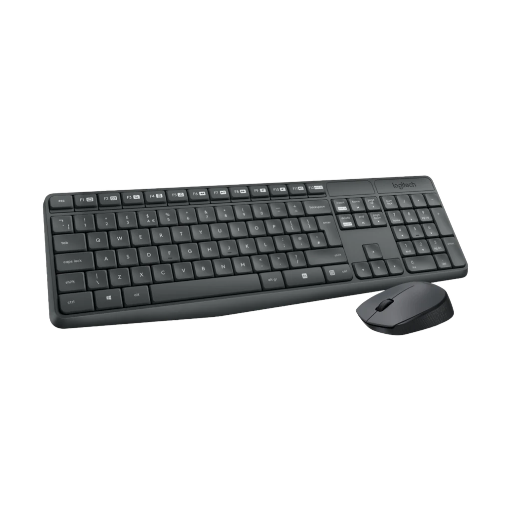 logitech mk235 calavier souris sans fil vu de face