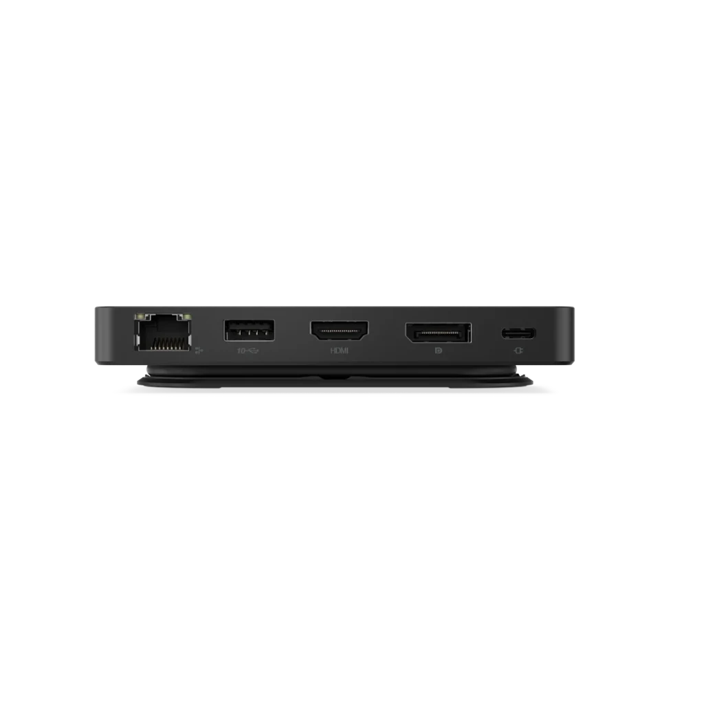 Lenovo USB-C Dual Display Travel Dock-6 Station d'accueil Lenovo USB-C Dual Display Travel Dock 40B90100EU face