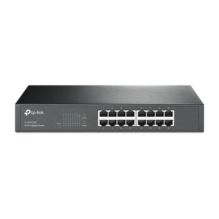 u984wa.webp TP-Link TL-SG1016D Switch Gigabit 16 Ports Rack/Bureau — YouShop DZ