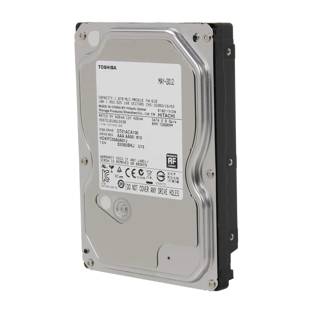 vtosl5.webp Toshiba DT01ACA100 — Disque Dur Interne 1 To SATA 3.5" 7200 RPM — YouShop DZ
