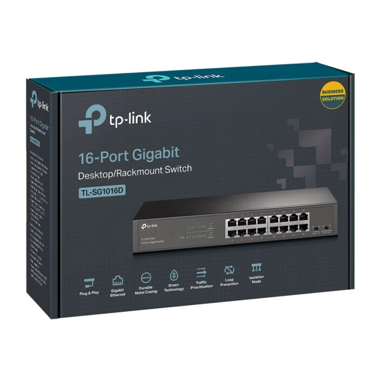 w4l90w.webp TP-Link TL-SG1016D Switch Gigabit 16 Ports Rack/Bureau — YouShop DZ
