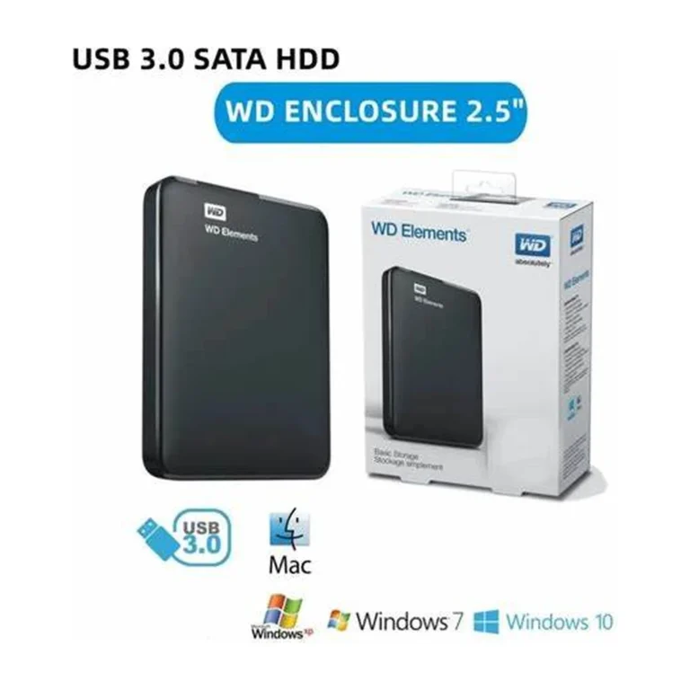 wb4gvz.webp Element Rack Externe HDD/SSD 2,5 pouces SATA USB 3.0 (compatible WD) — YouShop DZ