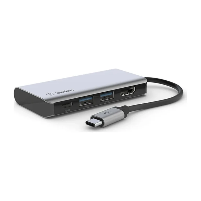 x8w5a1.webp Belkin Hub USB-C 1x HDMI 2x USB-A 1x USB-C 100W Passthrough — YouShop DZ