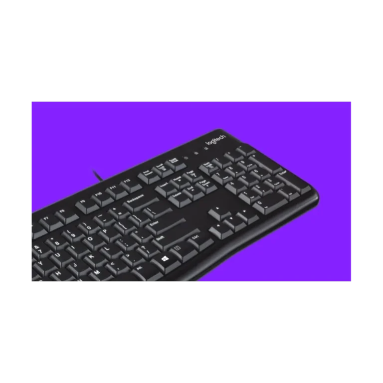 Clavier logitech K120 algerie youshop (6) Clavier logitech K120 sur fond violet