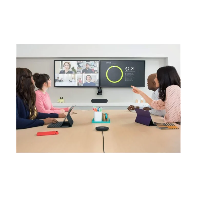 salle re reunion avec Système de visioconférence Ultra-HD 4K Logitech Rally - YouShop Algérie