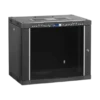 0o7xa2.webp Coffret mural Ekivalan 12U profondeur 600 mm - porte verre, noir — YouShop DZ
