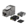 2ys155.webp Connecteur RJ45 Ekivalan Cat6 blinde sans outil (noyau Keystone) — YouShop DZ