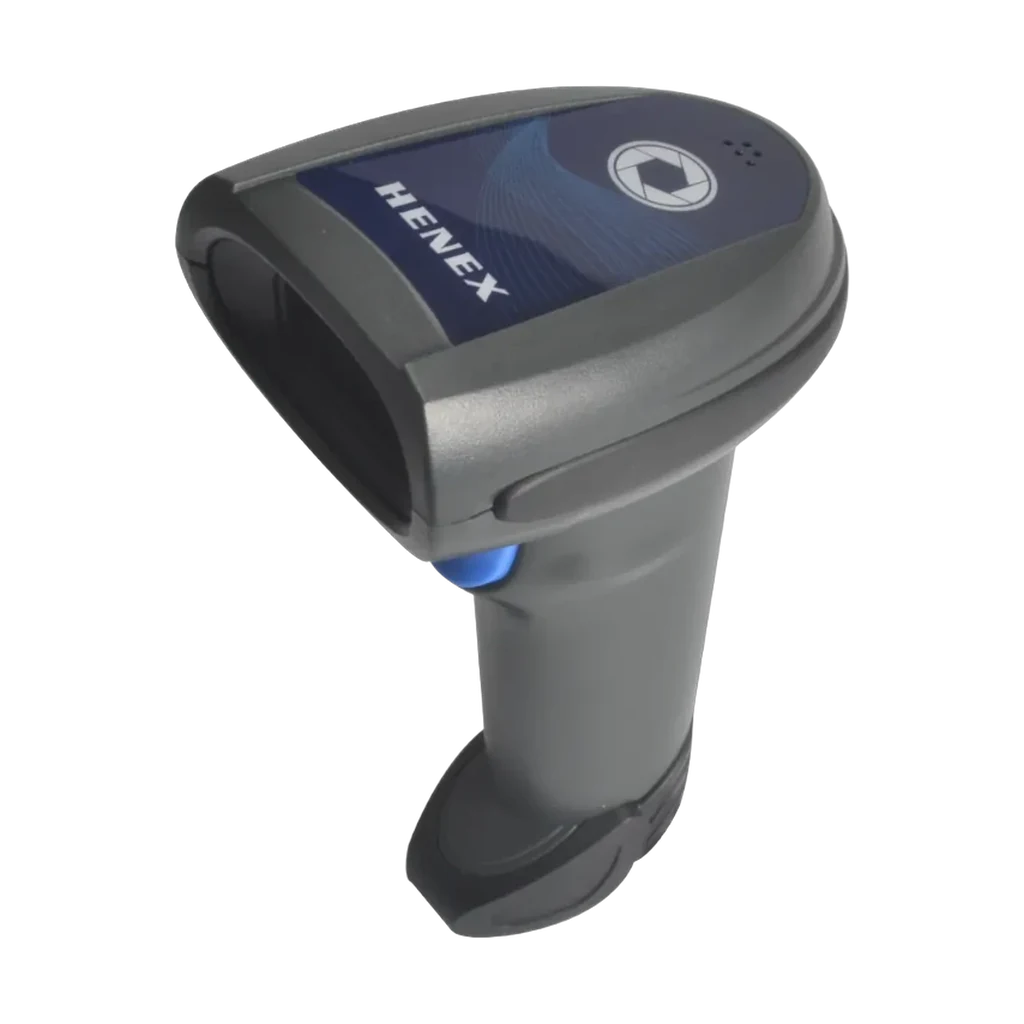 Lecteur code-barres sans fil HENEX HC-5208R / RS — 2D / QR, Sans fil + Bluetooth + afficheur — YouShop DZ