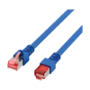 8troow.webp Cordon reseau Ekivalan Cat6A S/FTP bleu 3 m - RJ45 LSZH snagless — YouShop DZ