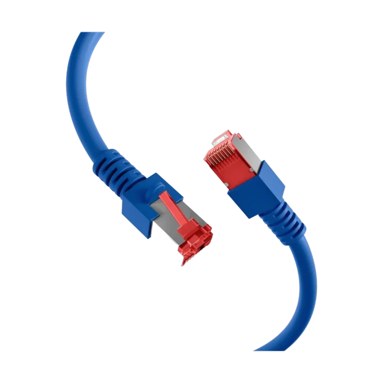 9ngjvy.webp Cordon reseau Ekivalan Cat6A S/FTP bleu 3 m - RJ45 LSZH snagless — YouShop DZ
