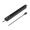 dp3wbx.webp Bandeau de prises Ekivalan alu 19" 1U 9 prises IEC C13 + cordon IEC — YouShop DZ