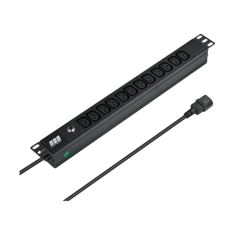 dp3wbx.webp Bandeau de prises Ekivalan alu 19" 1U 9 prises IEC C13 + cordon IEC — YouShop DZ