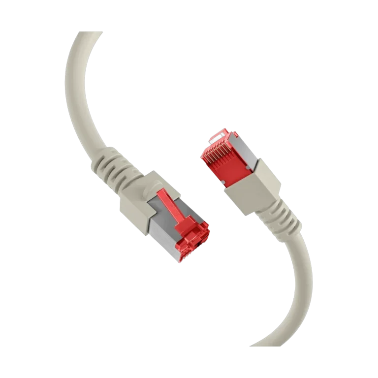 etzuj2.webp Cordon reseau Ekivalan Cat6 S/FTP gris 1 m - RJ45 LSZH snagless — YouShop DZ