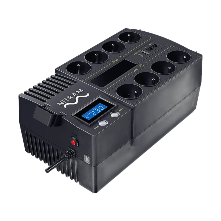 gx0zzi.webp Onduleur NITRAM PowerBoxx PB700LCD - 700 VA / 420 W Line-Interactive Tour — YouShop DZ