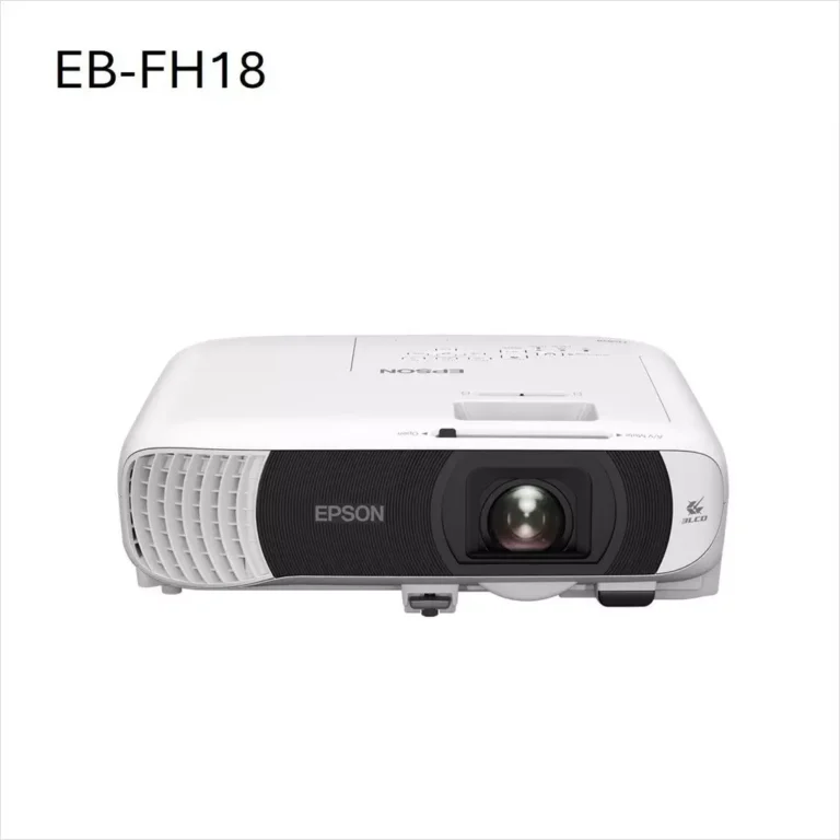 ki910o.webp Vidéoprojecteur Epson EB-FH18 Full HD vue de face