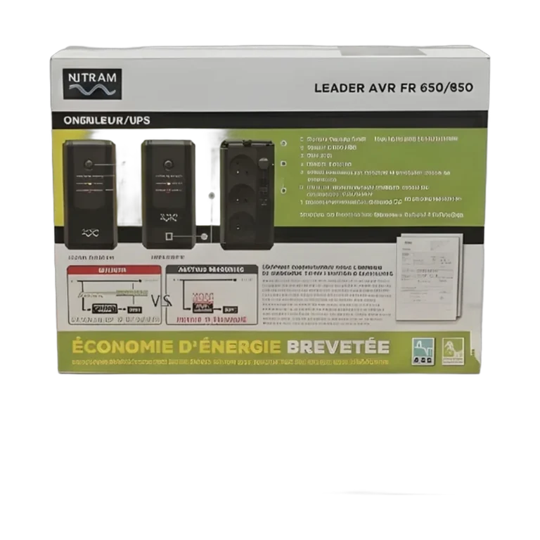 Onduleur NITRAM LEADER AVR FR 650 - 650 VA / 360 W Line-Interactive Tour — YouShop DZ
