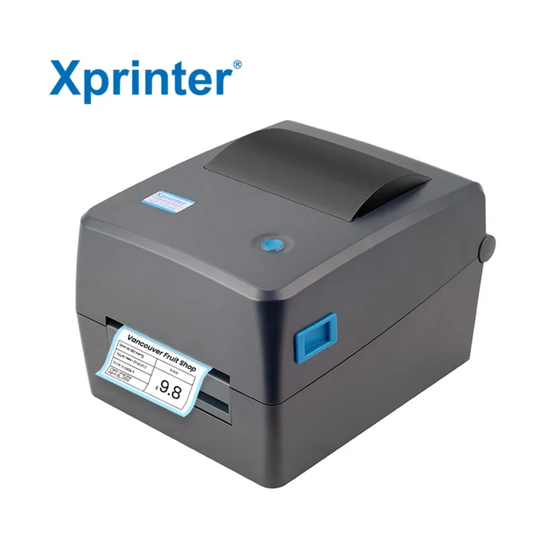 komnpu.webp Imprimante d'etiquettes codes-barres XPRINTER XP-TT424B — 108 mm, USB + LAN — YouShop DZ