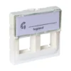 lhlemu.webp Plastron Keystone Ekivalan double 45x45 blanc (avec volets) — YouShop DZ