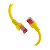 Cordon reseau Ekivalan Cat6A S/FTP jaune 1 m - RJ45 LSZH snagless — YouShop DZ