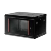 qjale3.webp Coffret mural Ekivalan 15U profondeur 600 mm - porte verre, noir — YouShop DZ