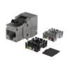 vidzv8.webp Connecteur RJ45 Ekivalan Cat6A blinde sans outil (noyau Keystone) — YouShop DZ
