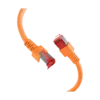 vw0gn0.webp Cordon reseau Ekivalan Cat6A S/FTP orange 3 m - RJ45 LSZH snagless — YouShop DZ