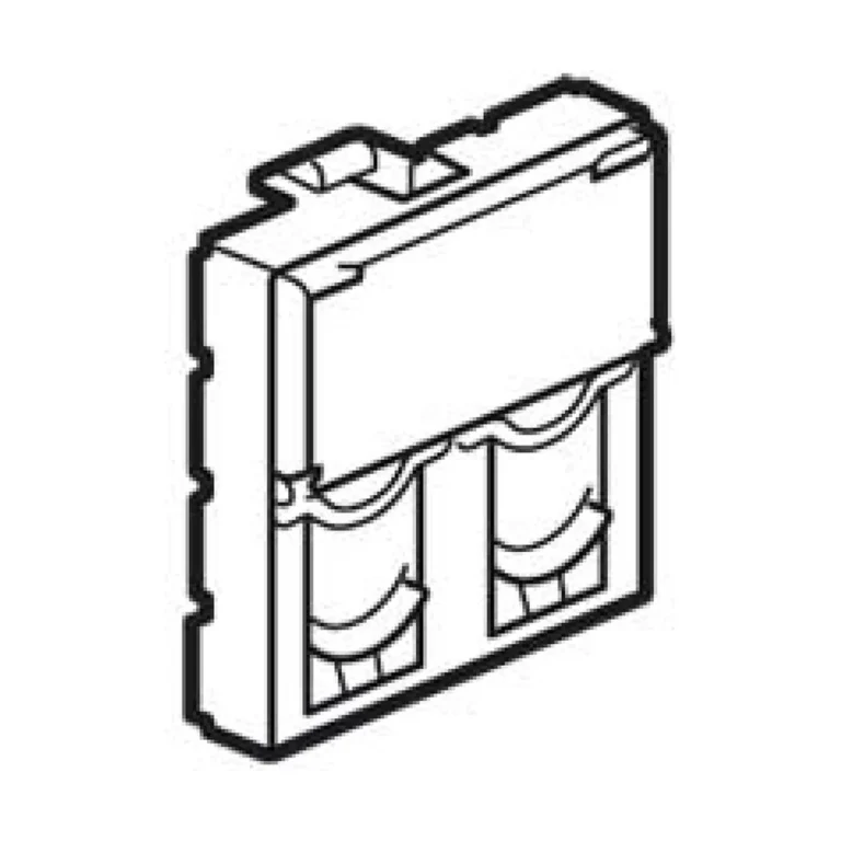 ygfvsd.webp Plastron Keystone Ekivalan double 45x45 blanc (avec volets) — YouShop DZ