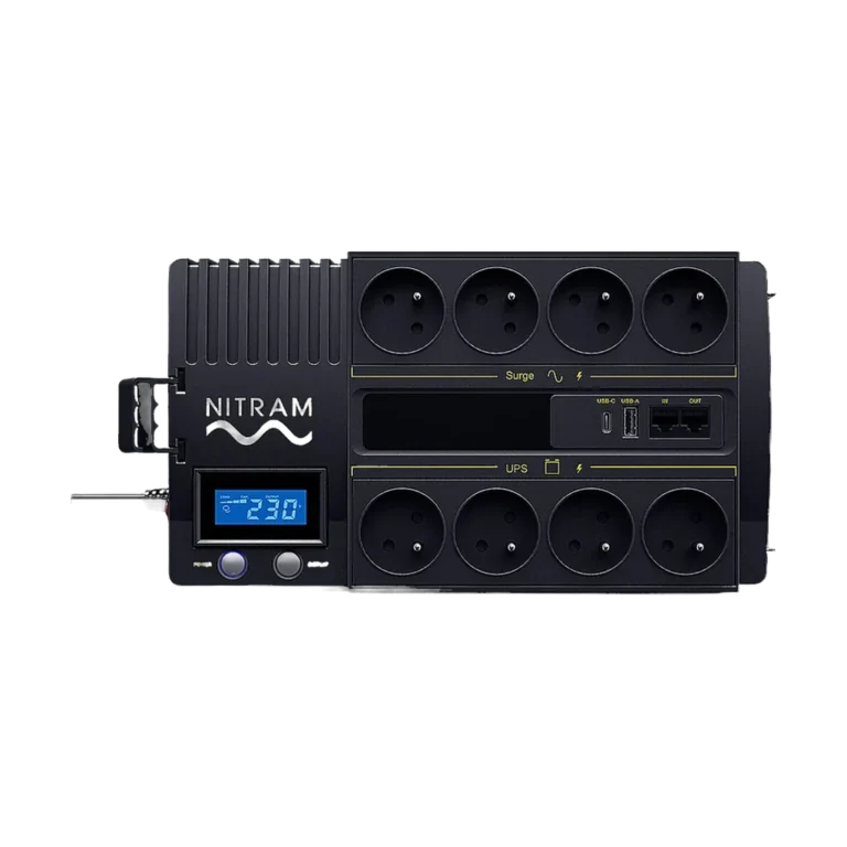 17z9ml.webp Onduleur NITRAM PowerBoxx PB1000LCD - 1000 VA / 600 W Line-Interactive Tour — YouShop DZ
