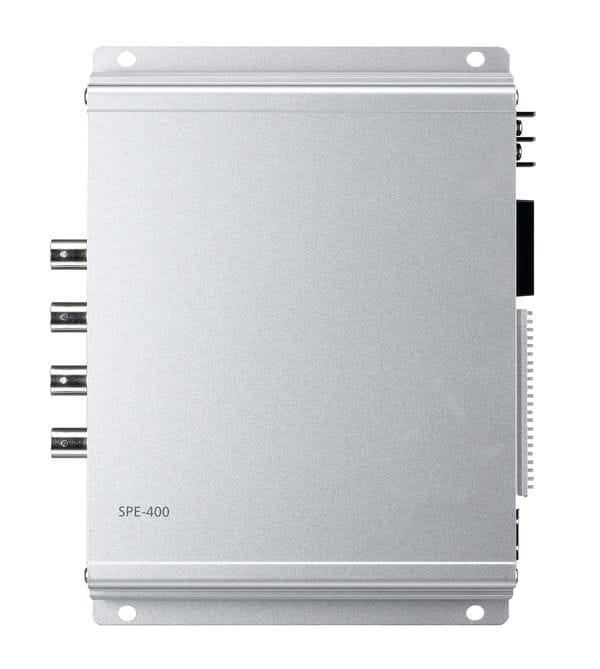 20110126_0_SPE-400_T_2.jpg Encodeur vidéo IP Wisenet SPE-400BP | Lame 4 canaux 4CIF pour rack SPE-1600R