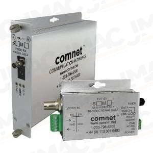 COMNET-FVR1D1S1__61453.1661596448.jpg Récepteur vidéo + données sur fibre optique Comnet FVR1D1S1 - Monomode 54 km