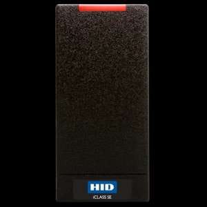 HID-iCLASS-SE-R10-lecteur-carte-vue-de-face-2.jpg Lecteur de contrôle d'accès HID iCLASS SE R10 Mini-Mullion NFC & Mobile Access 13,56 MHz