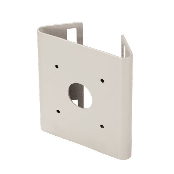 SBP-301PM-1.png Adaptateur poteau Wisenet SBP-300PM pour caméra dôme PTZ (speed dome) – acier SECC ivoire