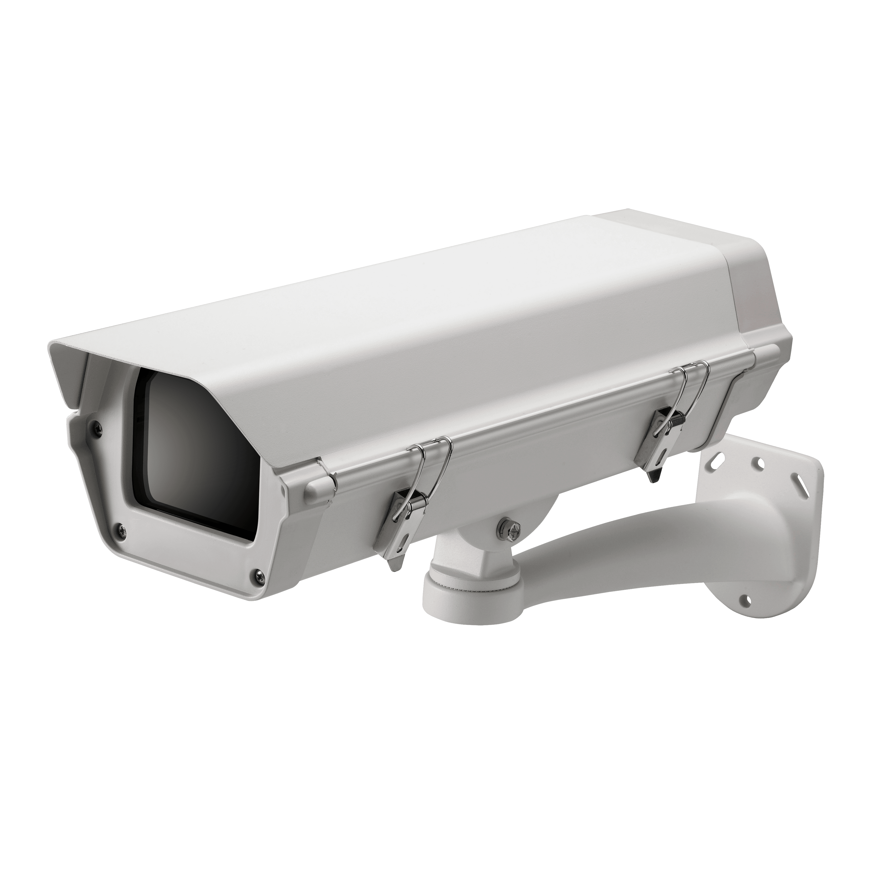 SHB-4200_FS-1.png Caisson Extérieur Wisenet SHB-4200H - Thermostaté et Ventilé IP66 24VAC