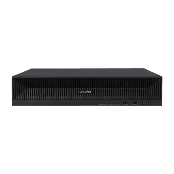 XRN-1620SB1_-XRN-1620B2_F.png Enregistreur NVR IP Wisenet XRN-1620SB1 – 16 canaux PoE+, 32 MP, 4 HDD (24 To)