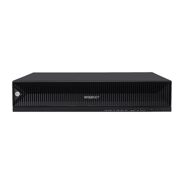 XRN-6410RB2_F.png Enregistreur NVR IP Wisenet XRN-3210RB2 – 32 canaux, 32 MP, 8 HDD (80 To)