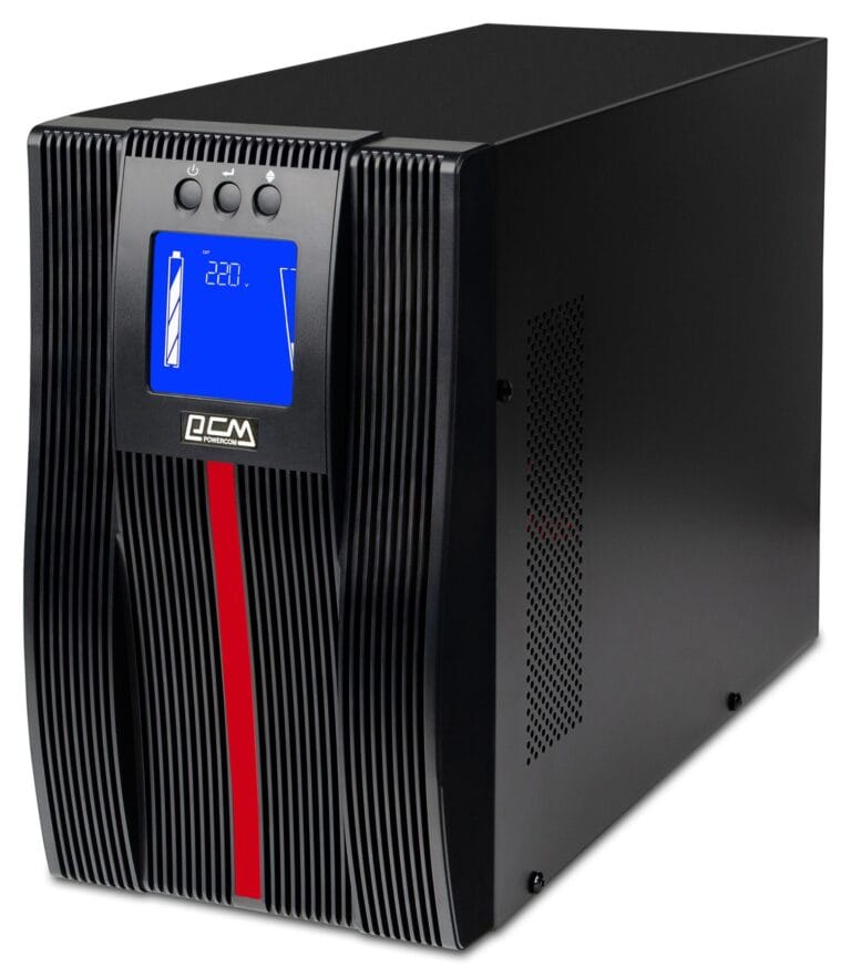 Onduleur Powercom Macan MAC-2000 LCD — 2000 VA / 2000 W On-Line Tour